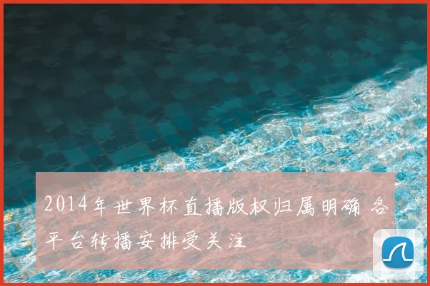 2014年世界杯直播版权归属明确 各平台转播安排受关注